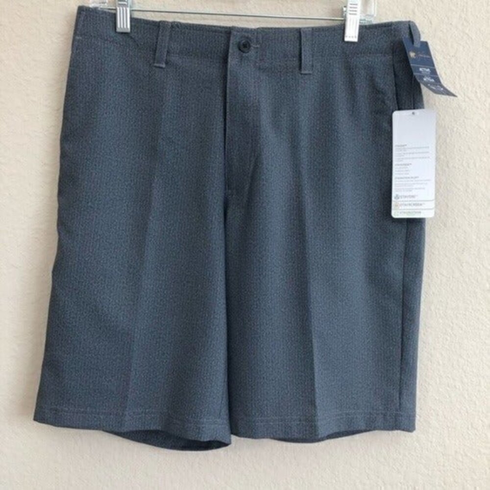 Jack Nicklaus Shorts Active Gray Flat Fron
